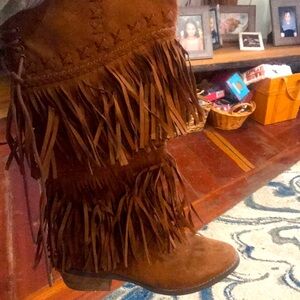 Not Rated fringe boots